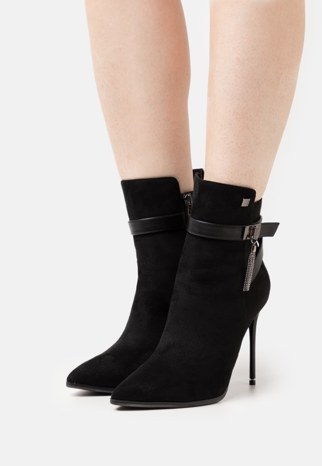 Platform Ankle Boots Black Gabor