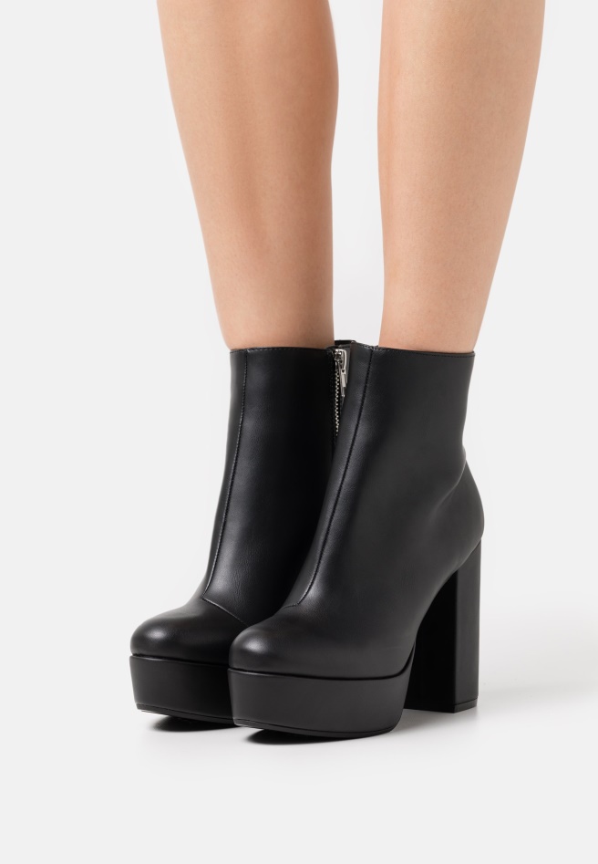Platform Ankle Boots Black Gabor