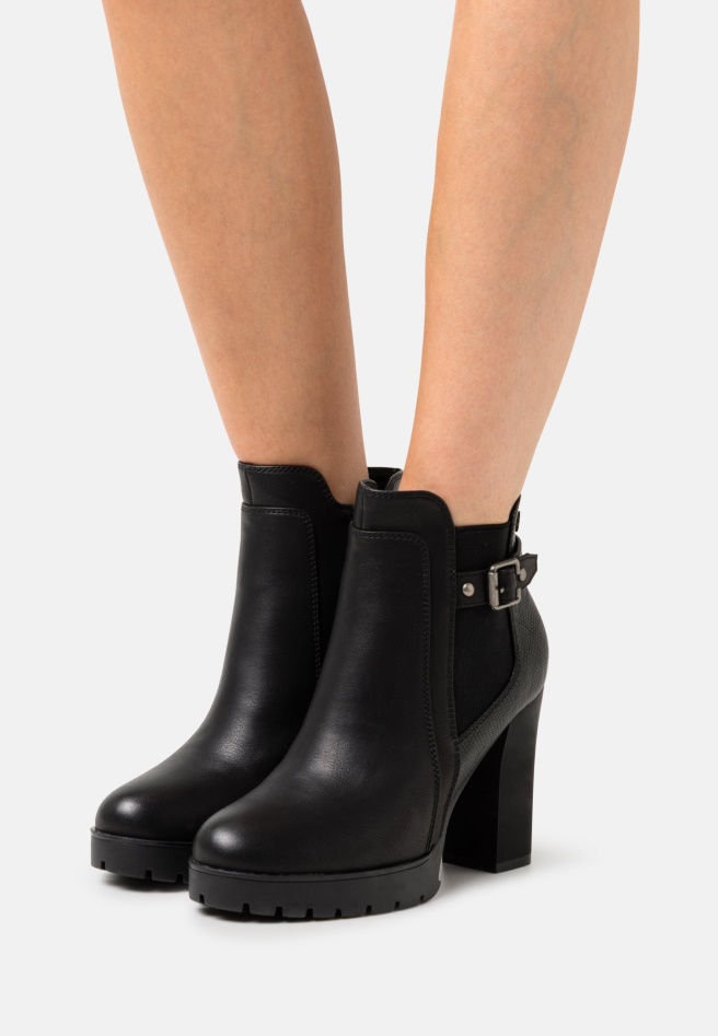 Platform Ankle Boots Black Gabor