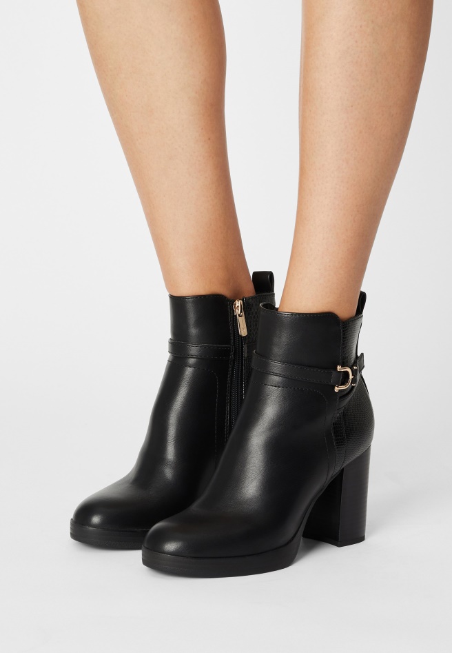 Platform Ankle Boots Black Gabor