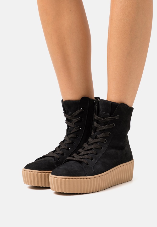 Platform Ankle Boots Gabor Black