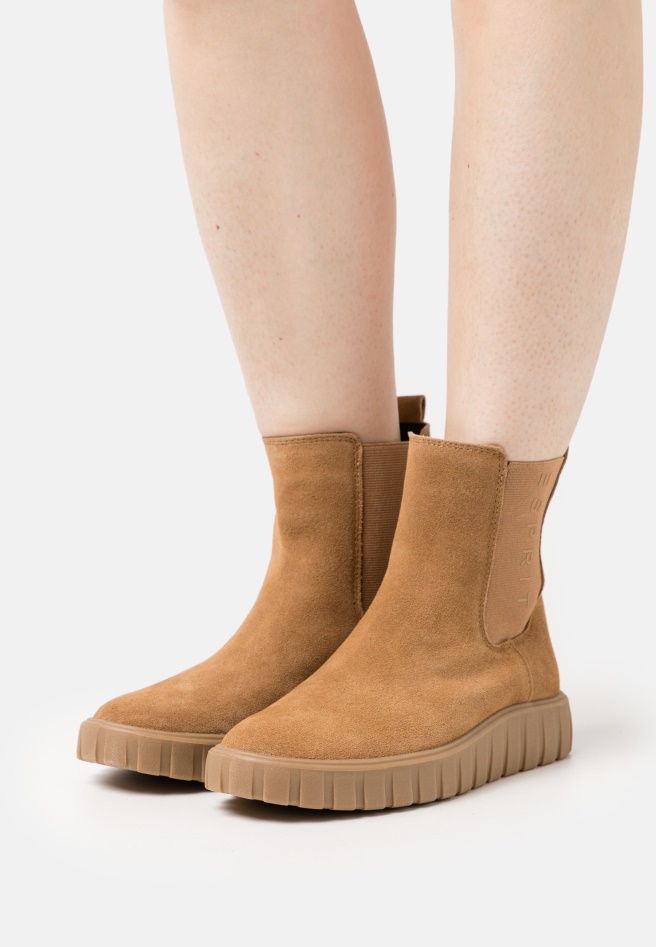 Platform Ankle Boots Gabor Dark Rose/Natural