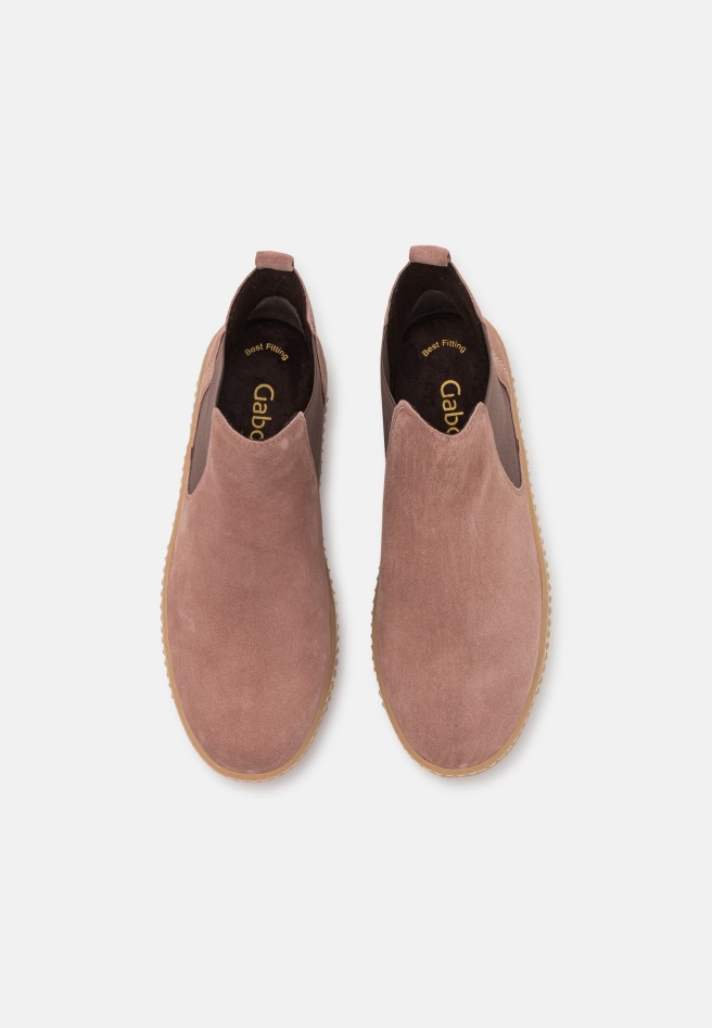 Platform Ankle Boots Gabor Dark Rose/Natural