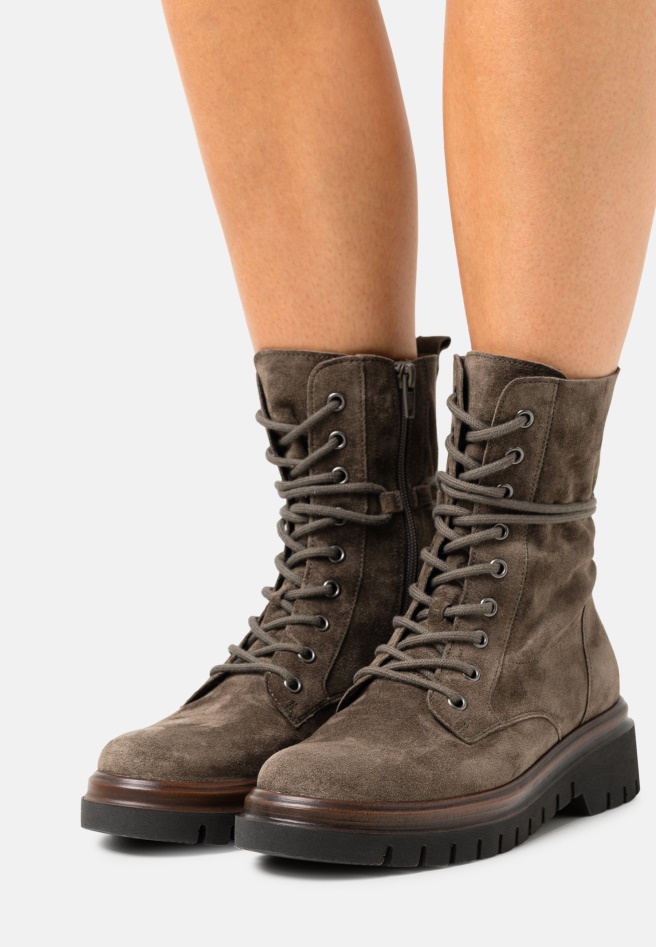 Platform Ankle Boots Gabor Tartufo/Cognac