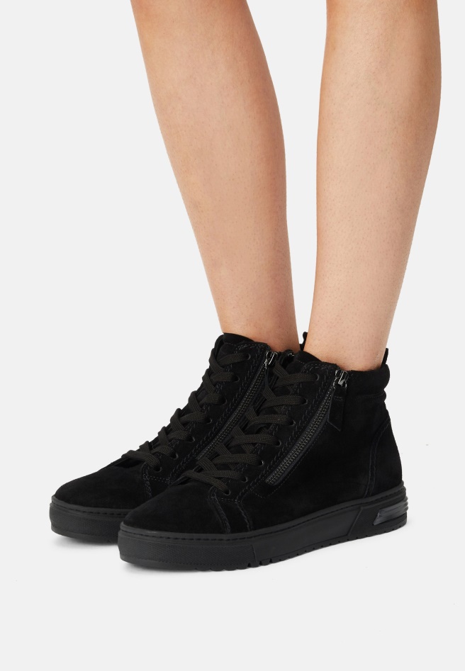 Platform Ankle Boots Pazifik/Blau/Natur Gabor