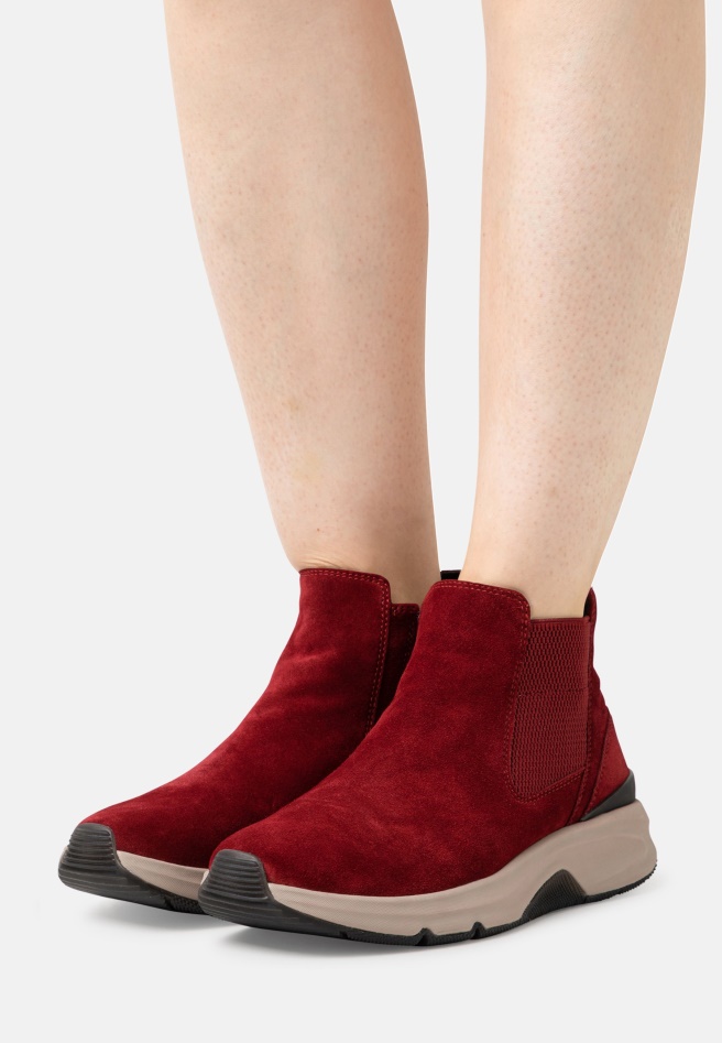 Platform Ankle Boots Pazifik/Blau/Natur Gabor