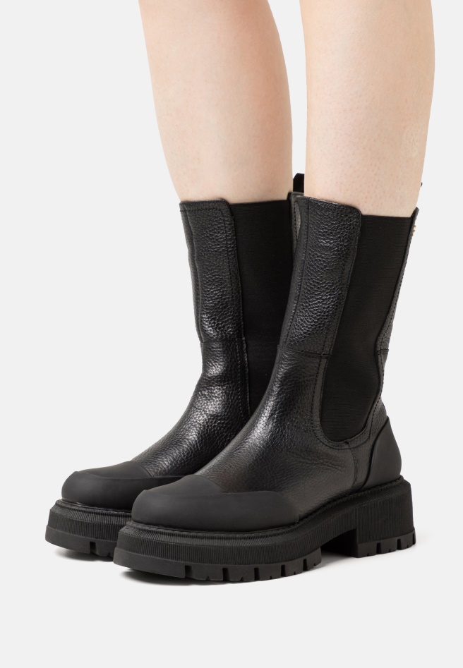Platform Boots Black Gabor