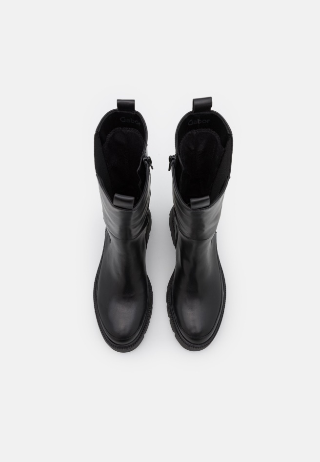 Platform Boots Black Gabor