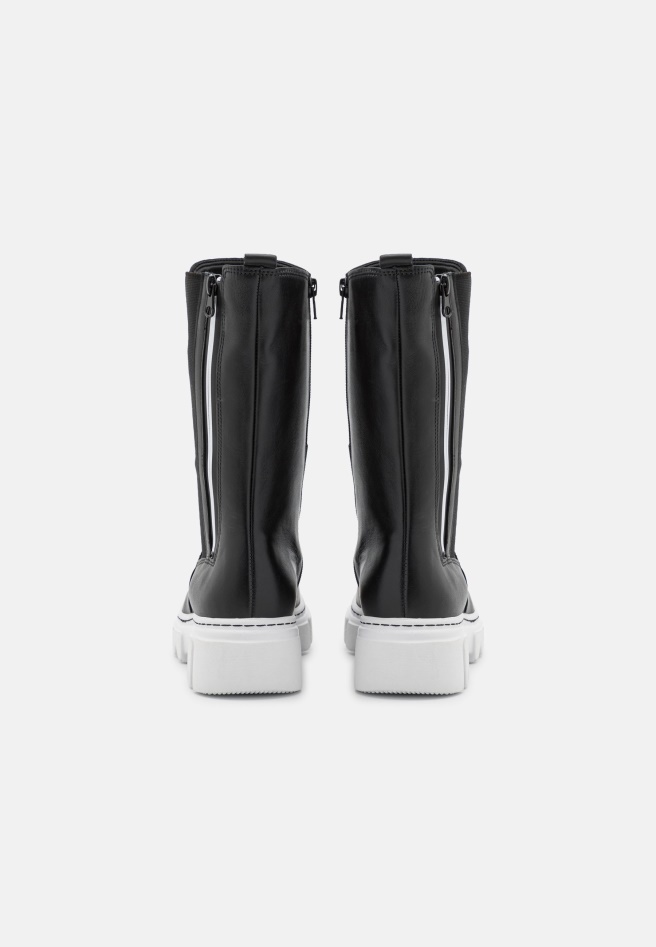Platform Boots Black/White Gabor