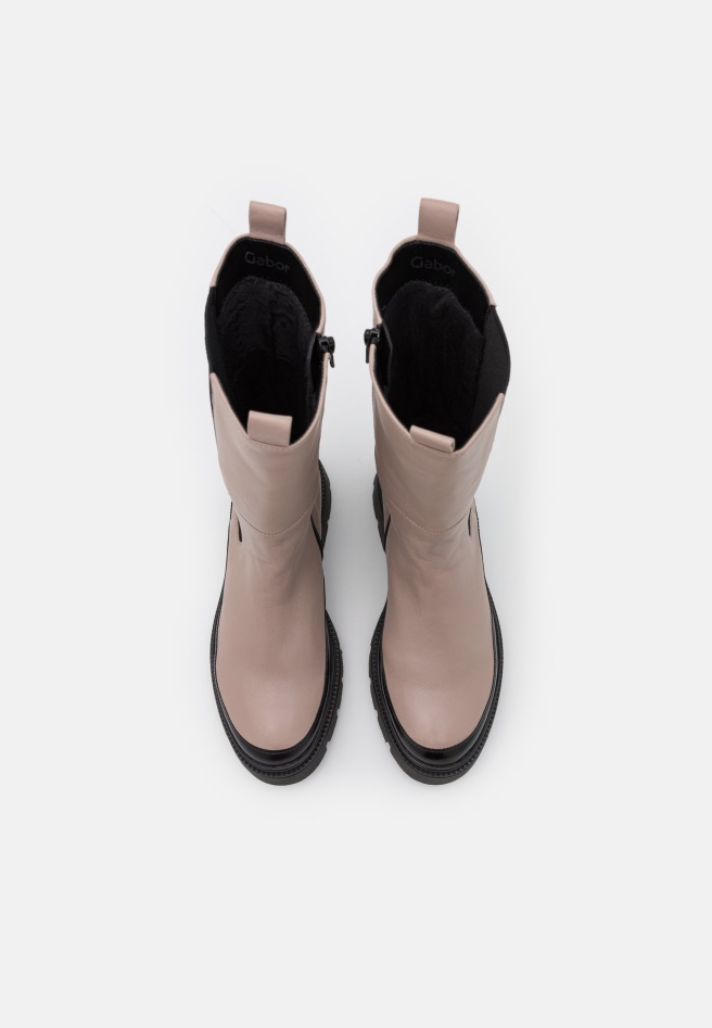 Platform Boots Caramel/Black Gabor