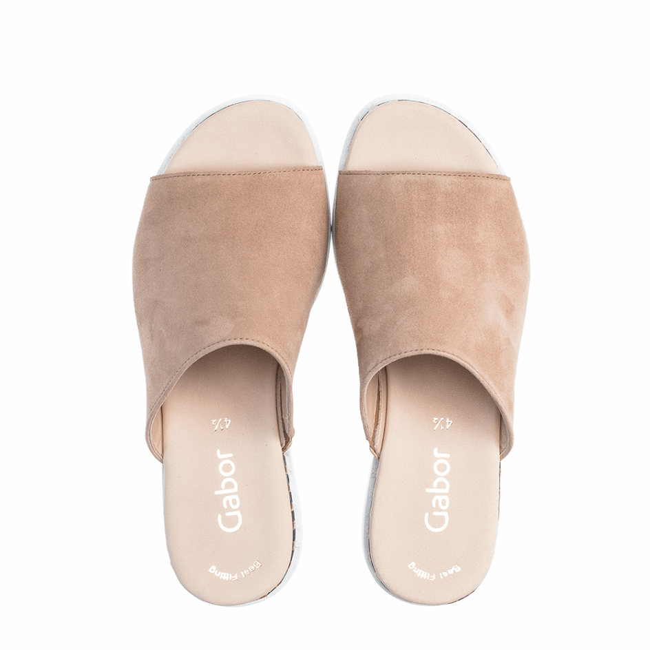 Platform Slipon Sandal Gabor Caramel