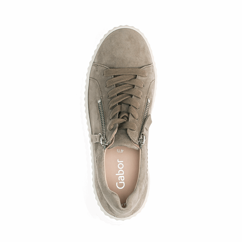 Platform Sneaker Gabor Beige