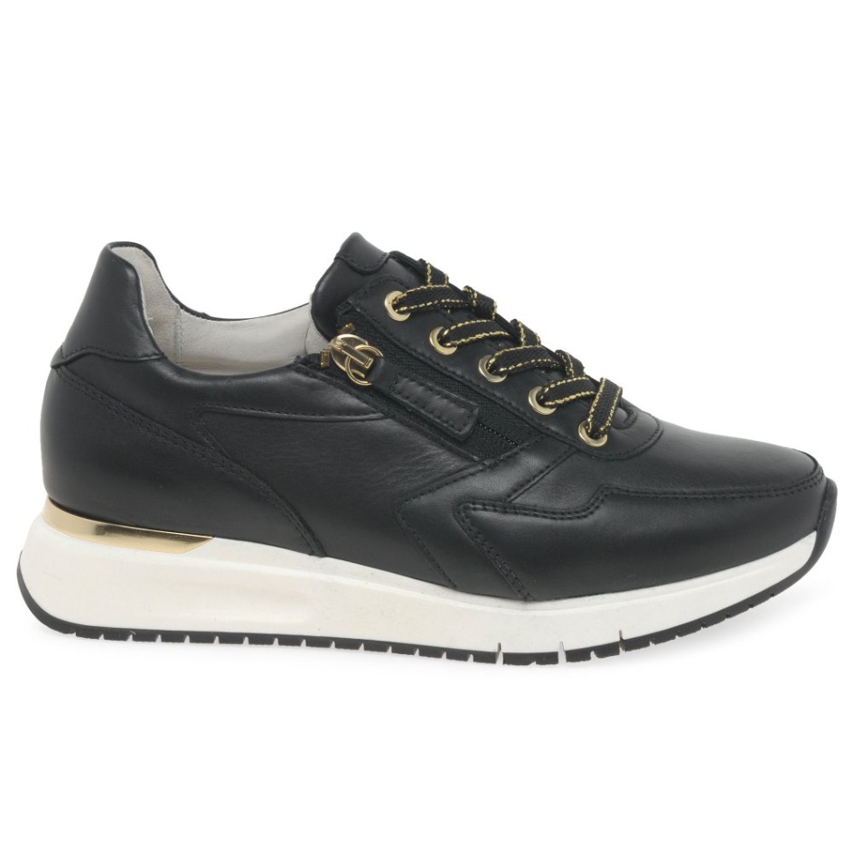 Princess Ladies Trainers Gabor Black/Gold