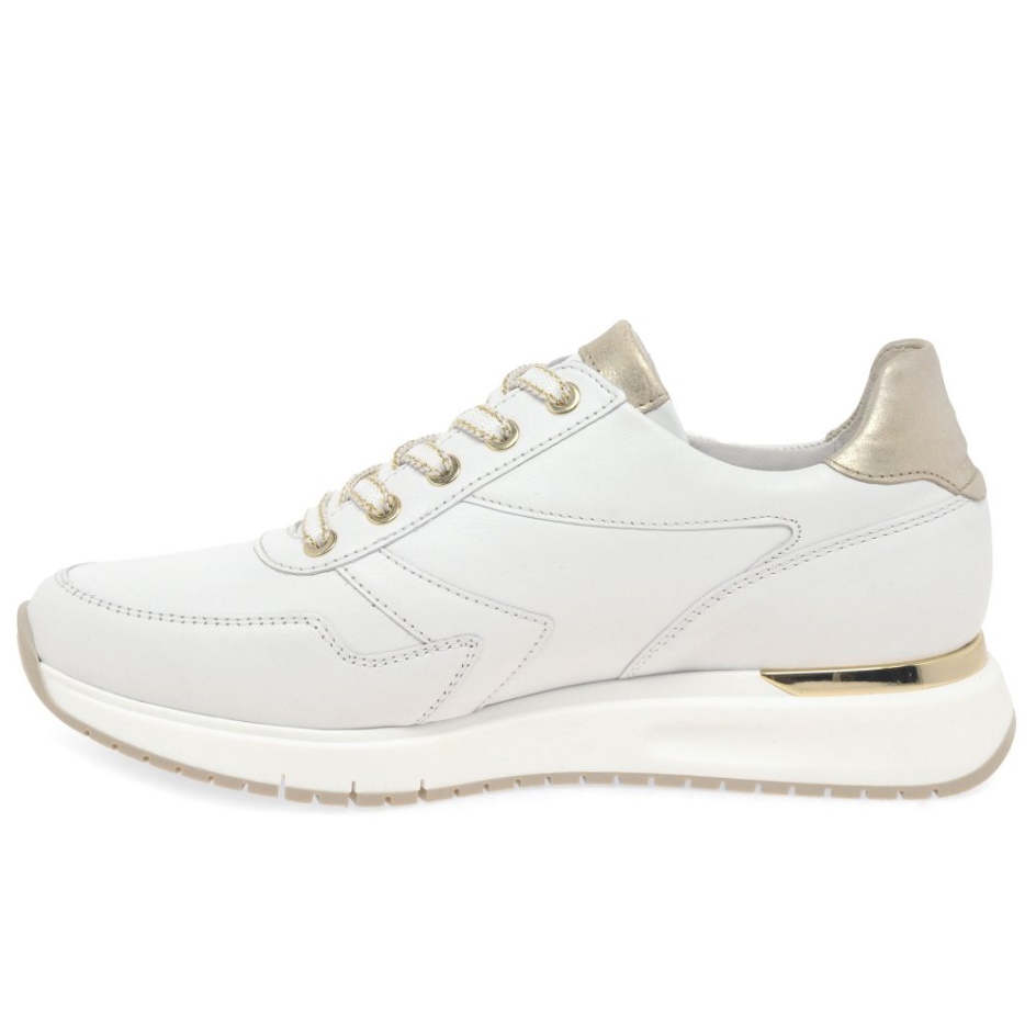 Princess Ladies Trainers White/Platino Gabor