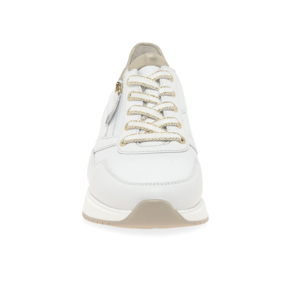 Princess Ladies Trainers White/Platino Gabor