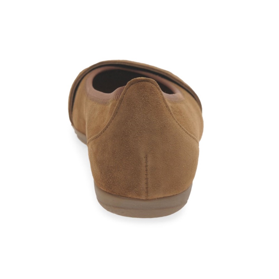 Resemblance Ladies Shoes Gabor New Whiskey Suede