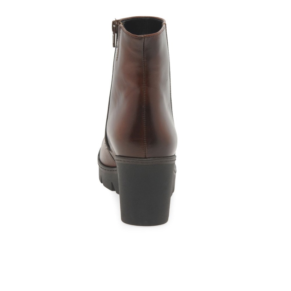 Sattel Gabor Utopia Womens Chunky Wedge Heel Ankle Boots