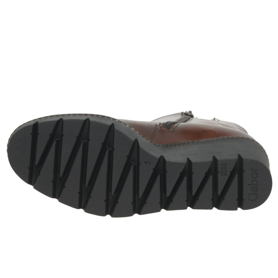 Sattel Gabor Utopia Womens Chunky Wedge Heel Ankle Boots