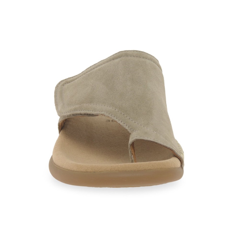 Silk Suede Gabor Enjoyment Ladies Toe Loop Sandals