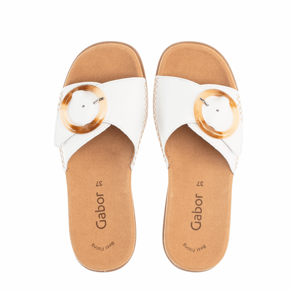 Slipon Sandal Gabor White