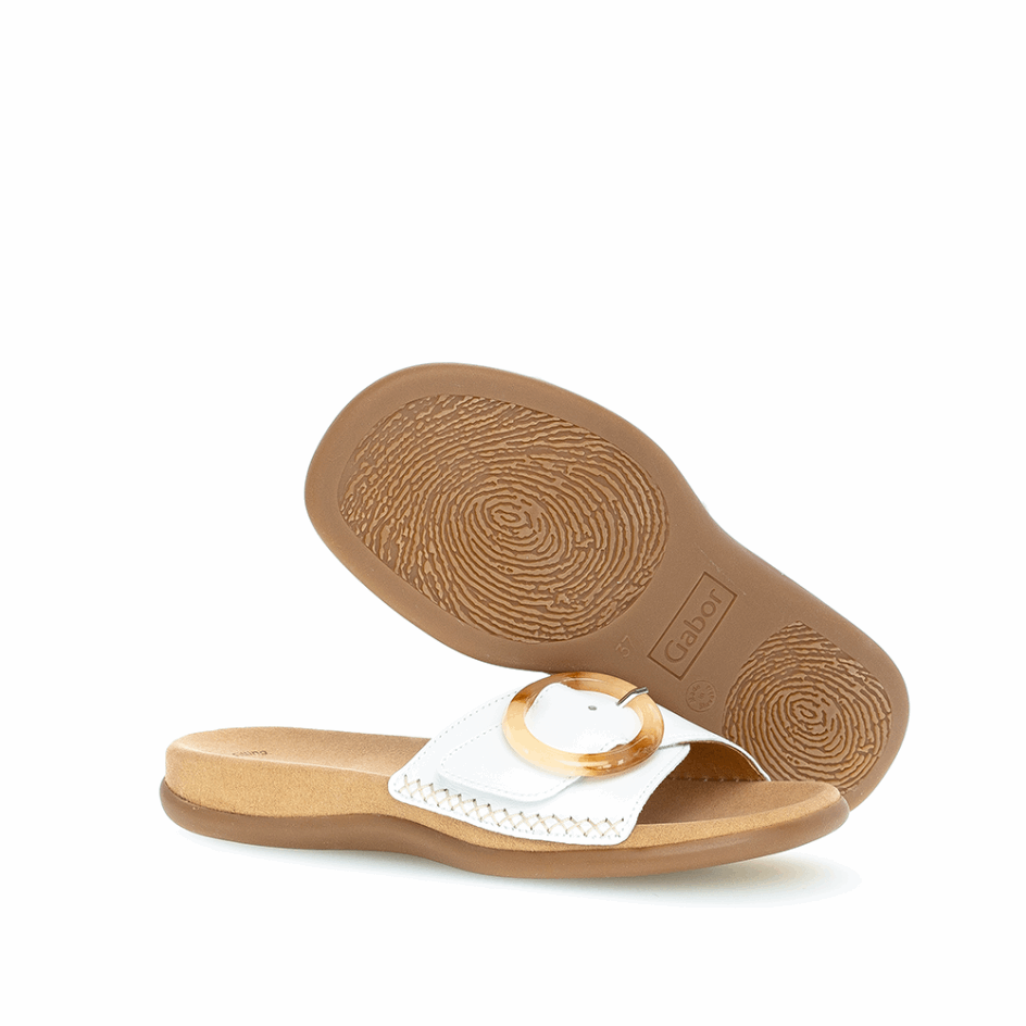 Slipon Sandal Gabor White
