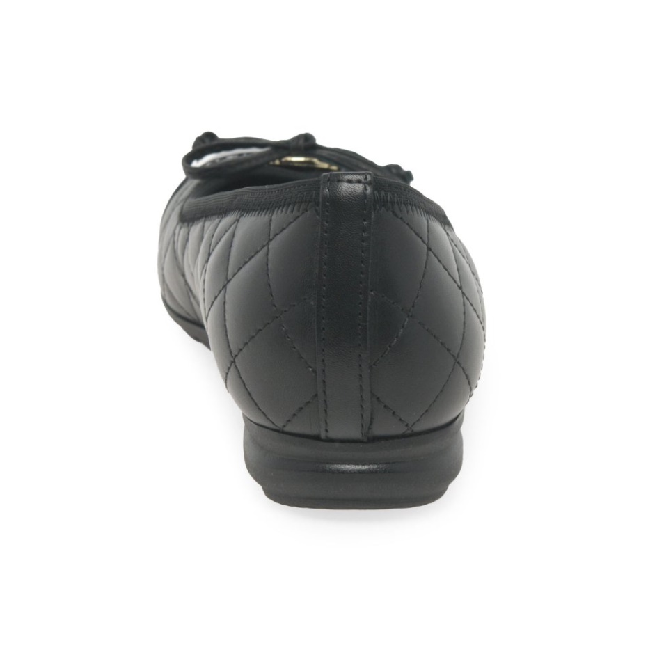 Snowdrop Ladies Ballet Pumps Gabor Black/Patent