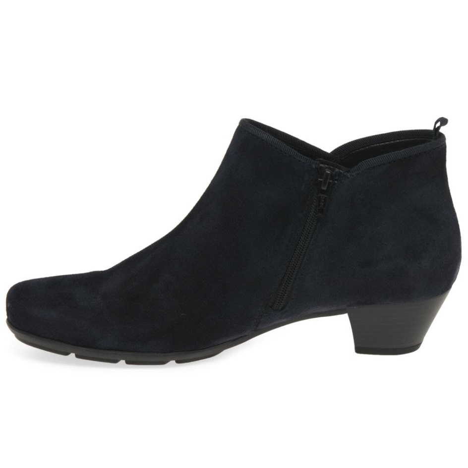 Trudy Womens Ankle Boots Gabor Marine Suede