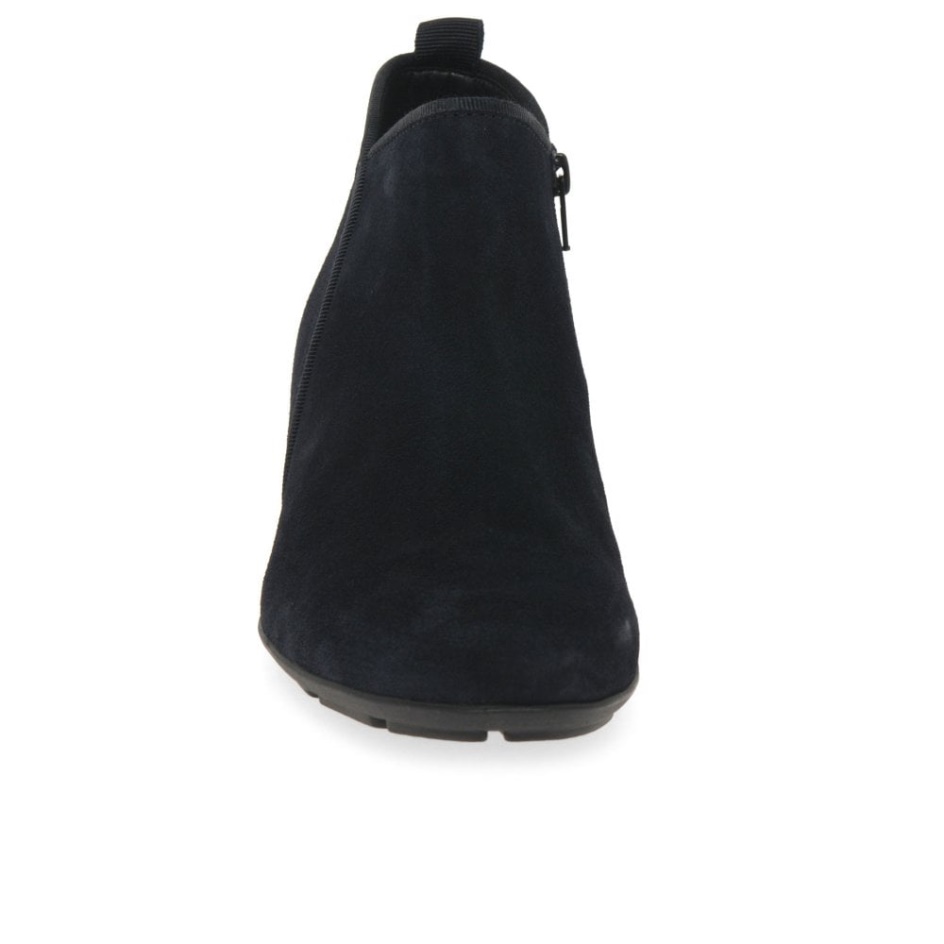 Trudy Womens Ankle Boots Gabor Marine Suede