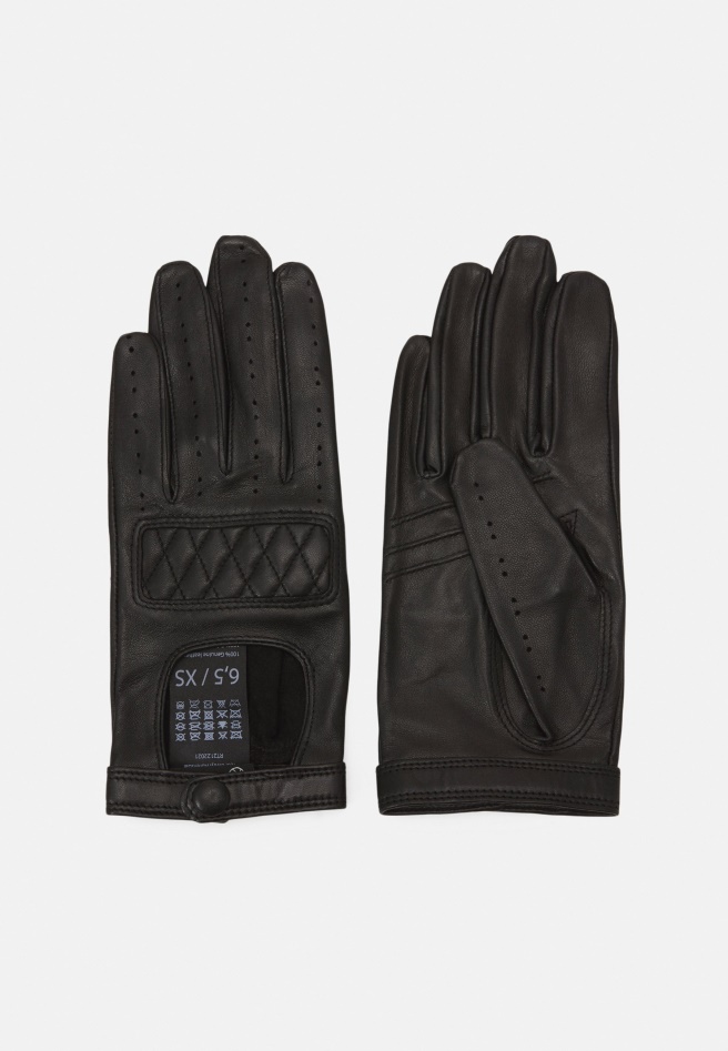 Vintage Black Gabor Leona - Lace-Up Heels