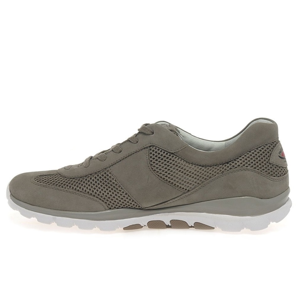 Visone Nubuck Helen Womens Sports Trainers Gabor