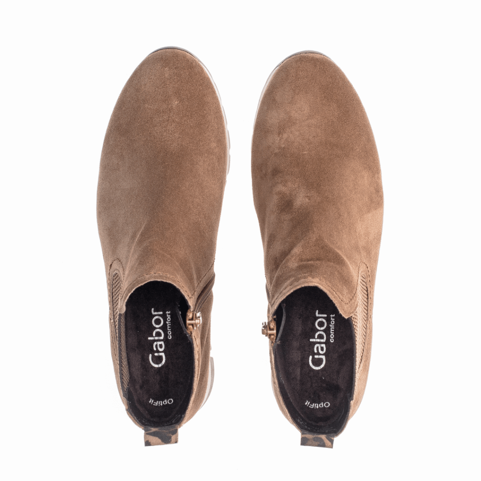 Wedge Bootie Gabor Medium Brown