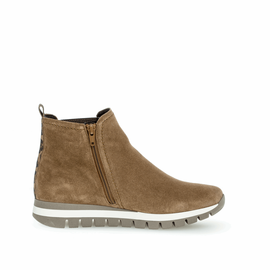Wedge Bootie Gabor Medium Brown