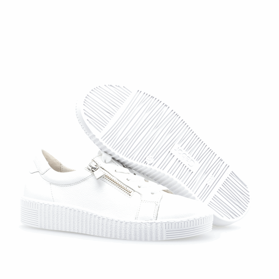 White Gabor Sneaker