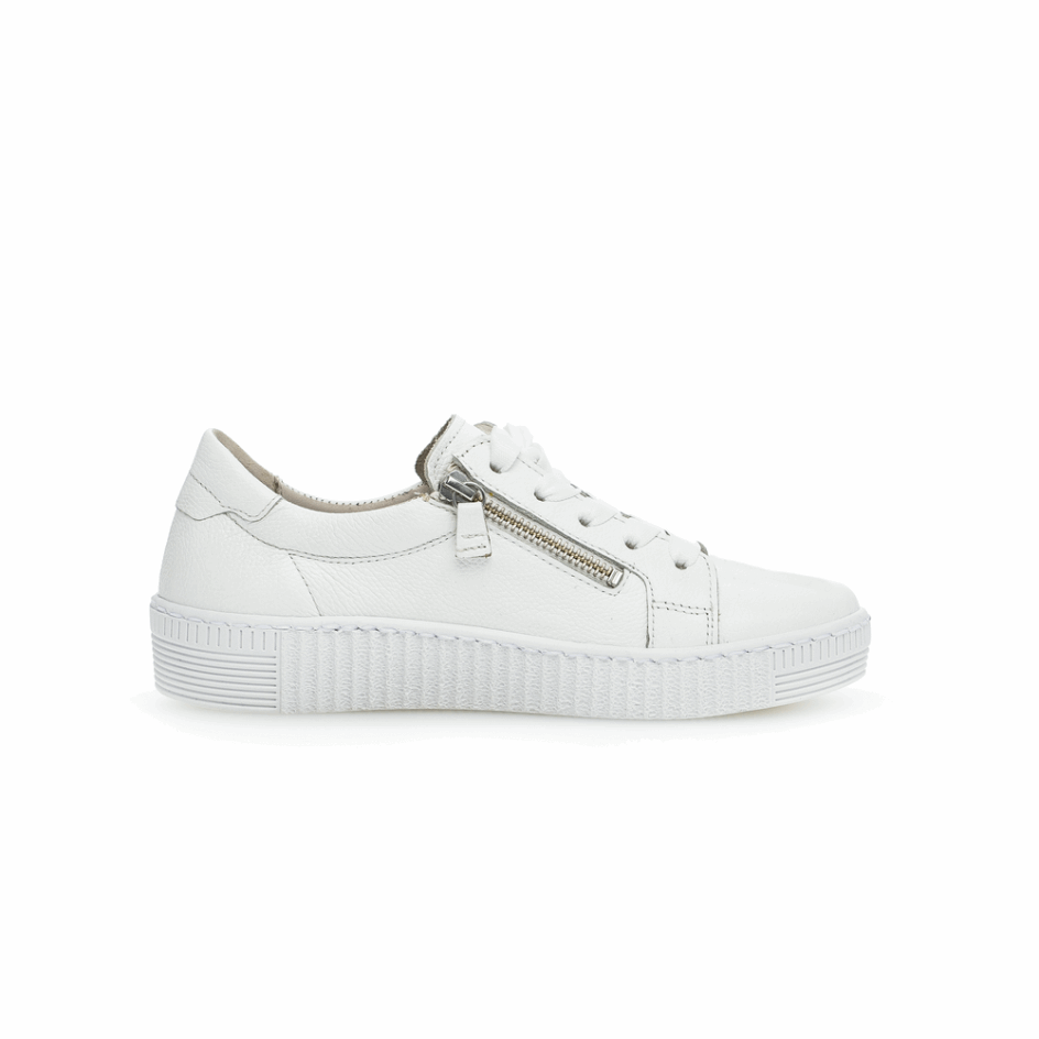 White Gabor Sneaker