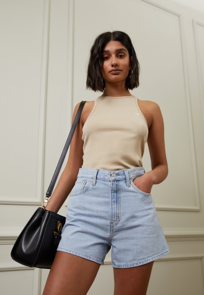 White Gabor T-Bar Sandals