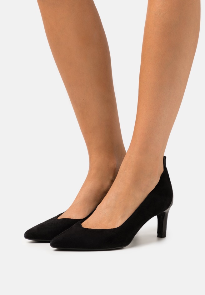 Women Black Gabor Classic Heels