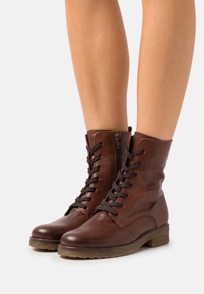 Women Platform Ankle Boots Black Gabor