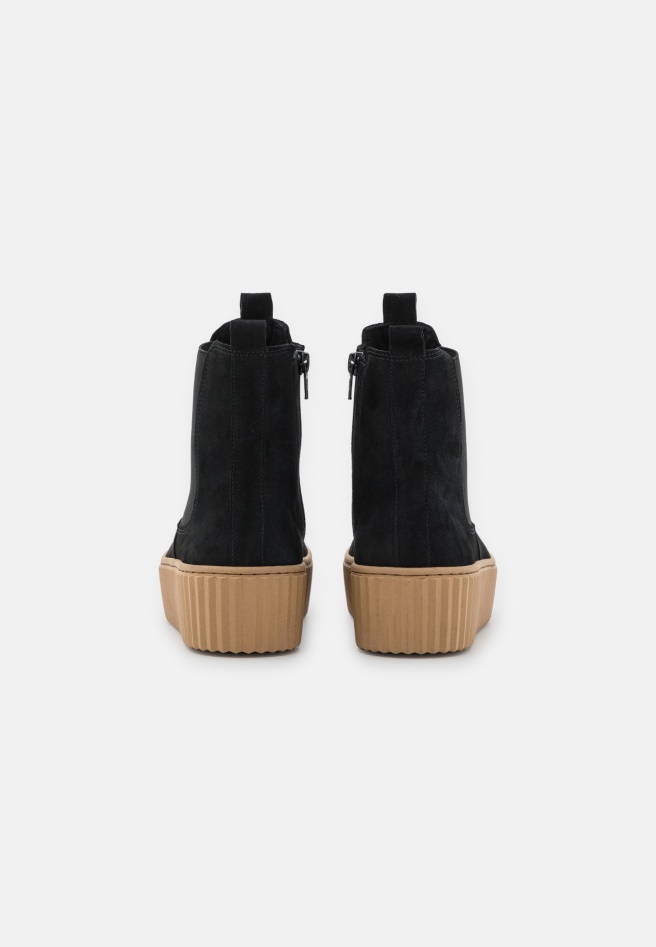 Women Platform Ankle Boots Gabor Black