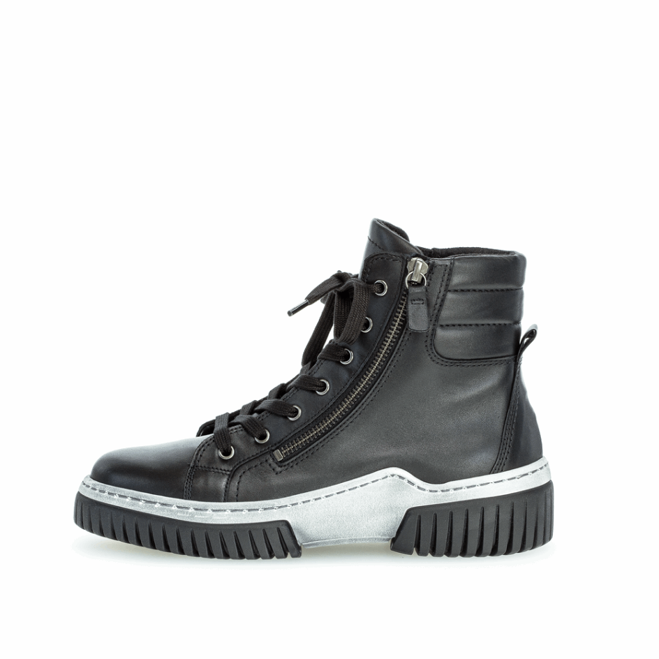 Black Gabor Sneaker Boot