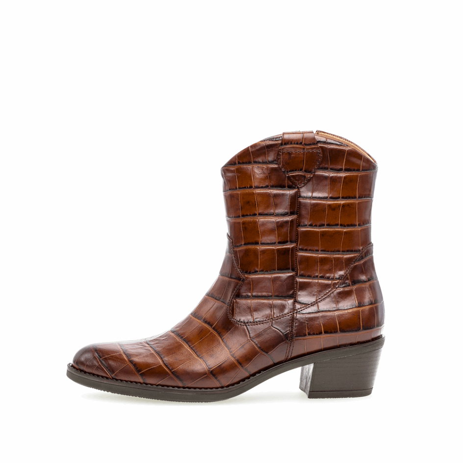 Brown Gabor Western Boot