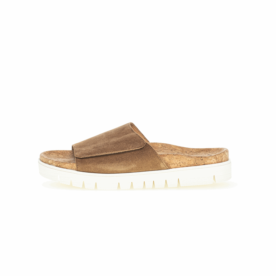 Caramel Gabor Slipon Sandal