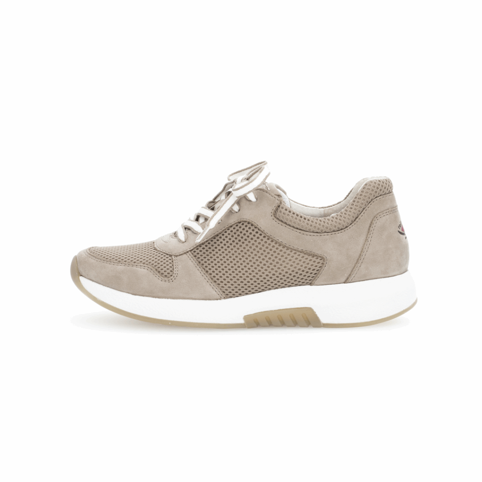 Gabor Beige Rolling Soft Trainer