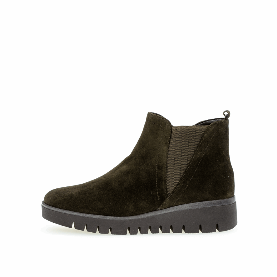 Gabor Chelsea Sneaker Green Army