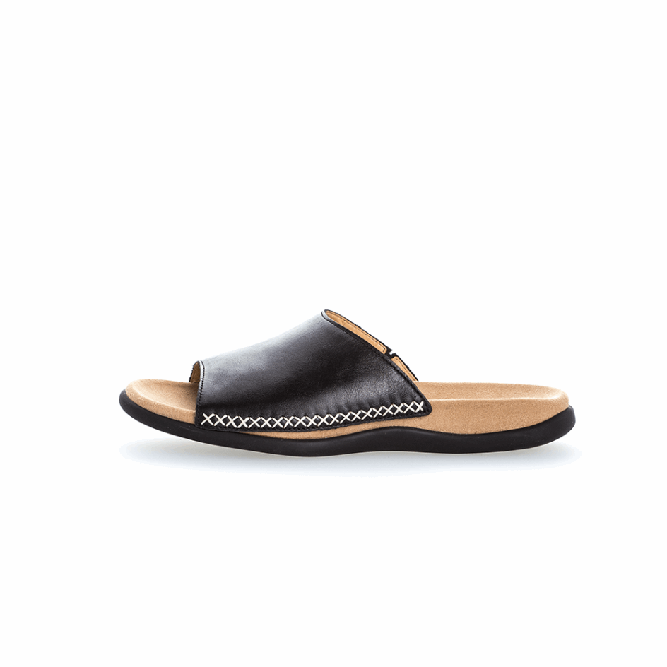 Gabor Slipon Sandal Black