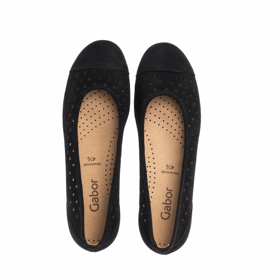 Perf. Balletflat Black Gabor