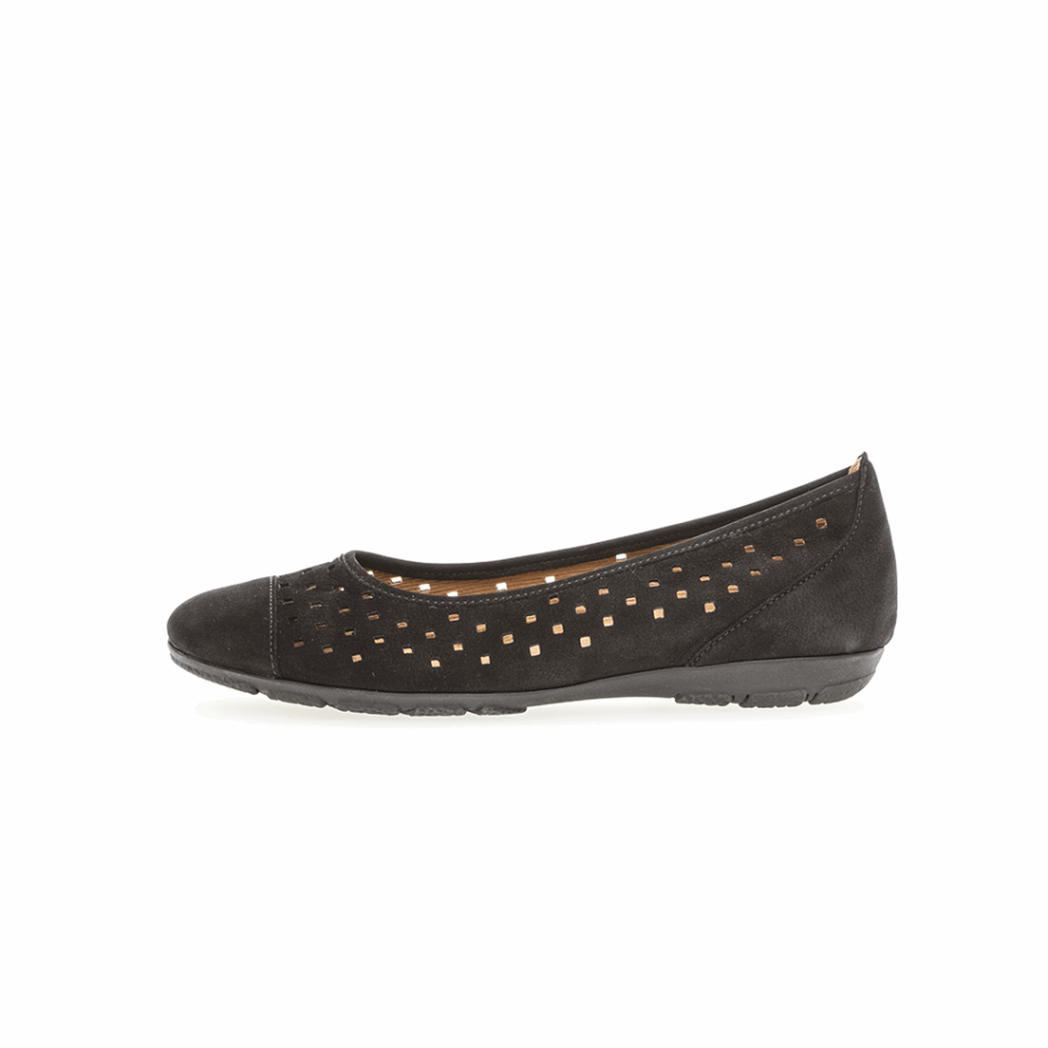 Perf. Balletflat Gabor Black