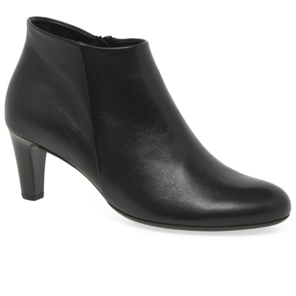 Black Gabor Fatale Womens Ankle Boots