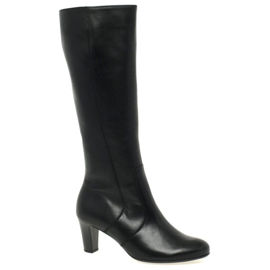 Black Gabor Maybe S Womens Slim Fitting Long Boot