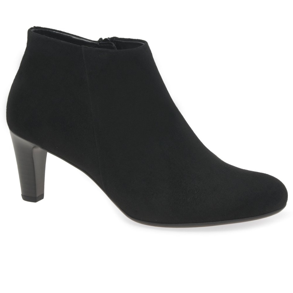 Fatale Womens Ankle Boots Gabor Velet Black