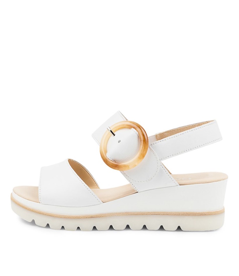 Gabor Betty Weiss Leather